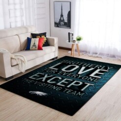 Philadelphia Eagles Living Room Area Rug