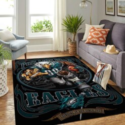 Philadelphia Eagles Living Room Area Rug