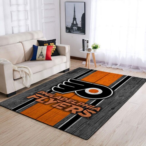 Philadelphia Flyers Living Room Area Rug