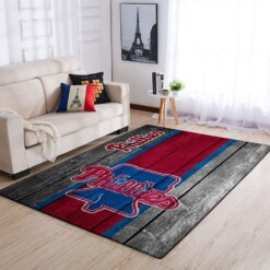 Philadelphia Phillies Living Room Area Rug