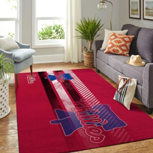 Philadelphia Phillies Living Room Area Rug