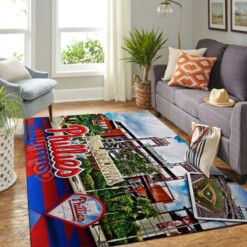 Philadelphia Phillies Living Room Area Rug