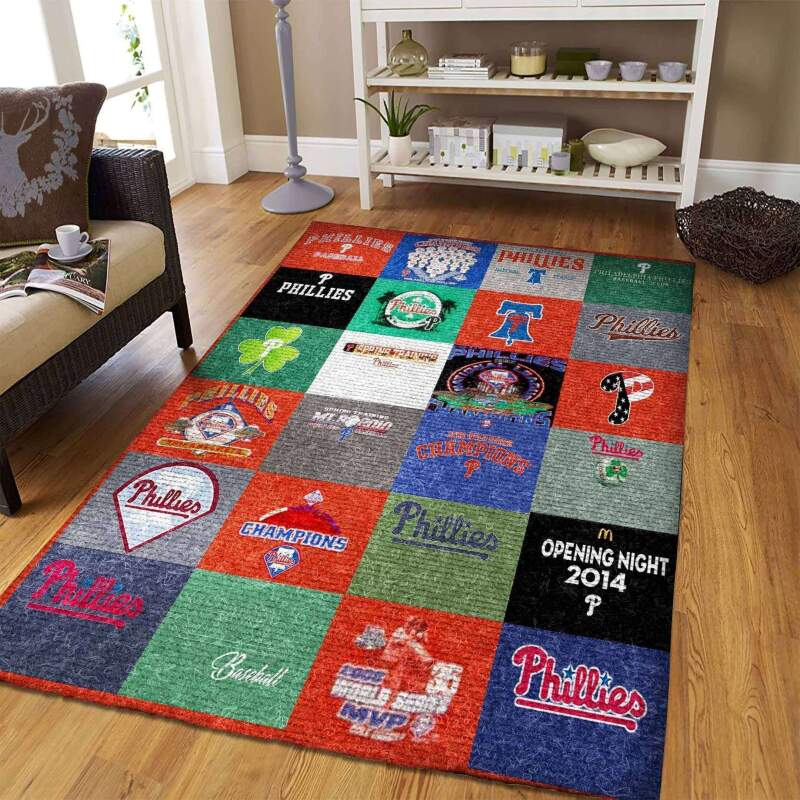 Philadelphia Phillies Living Room Area Rug