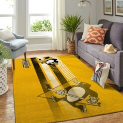 Pittsburgh Penguins Living Room Area Rug