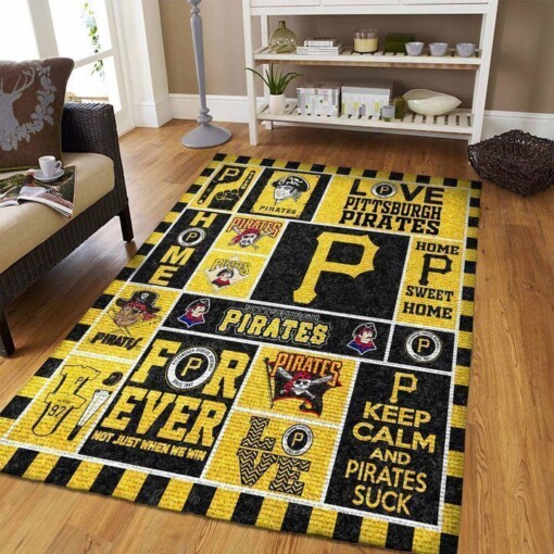 Pittsburgh Pirates Living Room Area Rug