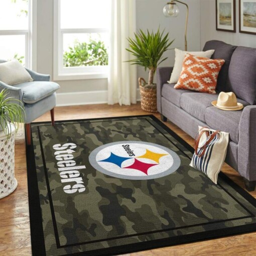 Pittsburgh Steelers Living Room Area Rug