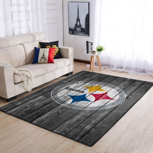 Pittsburgh Steelers Living Room Area Rug