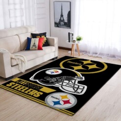 Pittsburgh Steelers Living Room Area Rug