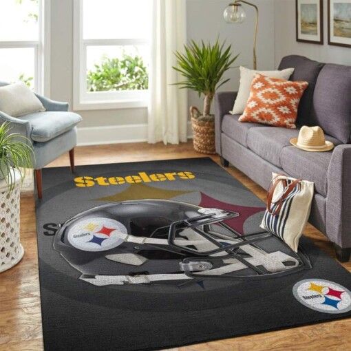 Pittsburgh Steelers Living Room Area Rug