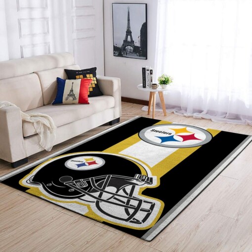 Pittsburgh Steelers Living Room Area Rug