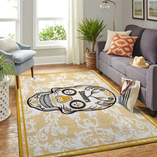 Pittsburgh Steelers Living Room Area Rug