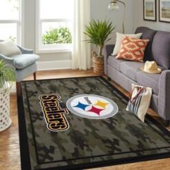 Pittsburgh Steelers Living Room Area Rug