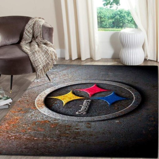 Pittsburgh Steelers Living Room Area Rug