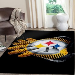 Pittsburgh Steelers Living Room Area Rug