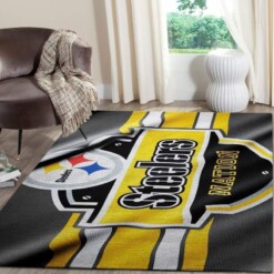 Pittsburgh Steelers Living Room Area Rug