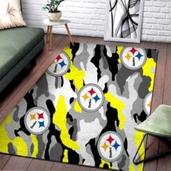 Pittsburgh Steelers Living Room Area Rug