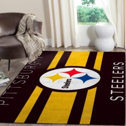 Pittsburgh Steelers Living Room Area Rug