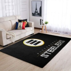 Pittsburgh Steelers Living Room Area Rug