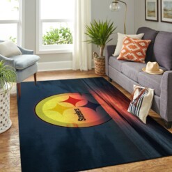 Pittsburgh Steelers Living Room Area Rug