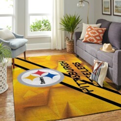 Pittsburgh Steelers Living Room Area Rug