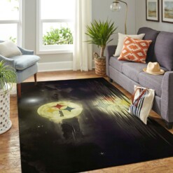 Pittsburgh Steelers Living Room Area Rug