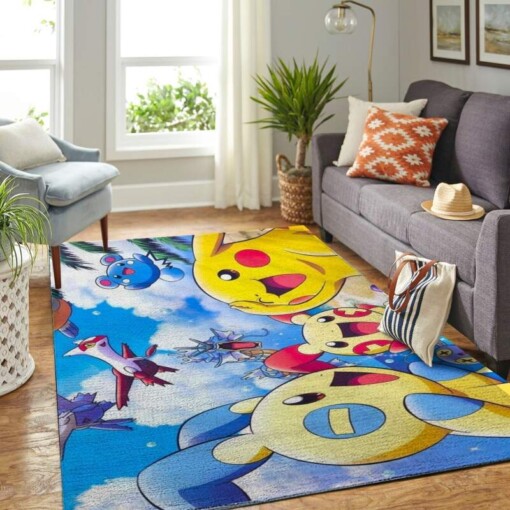 Pokemon Living Room Area Rug