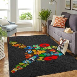 Pokemon Living Room Area Rug