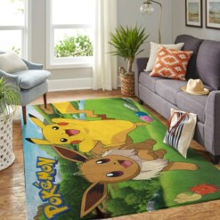 Pokemon Living Room Area Rug