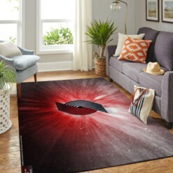 Portland Trail Blazers Living Room Area Rug