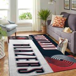 Portland Trail Blazers Living Room Area Rug