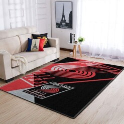 Portland Trail Blazers Living Room Area Rug