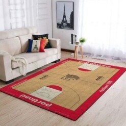 Portland Trail Blazers Living Room Area Rug