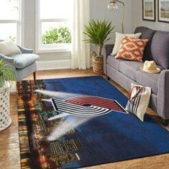 Portland Trail Blazers Living Room Area Rug