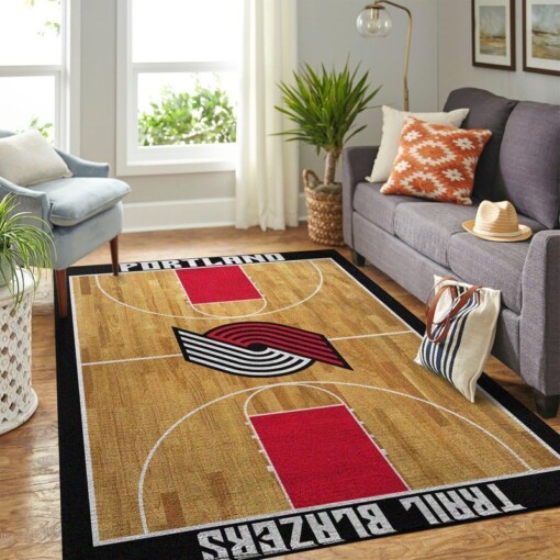 Portland Trail Blazers Living Room Area Rug