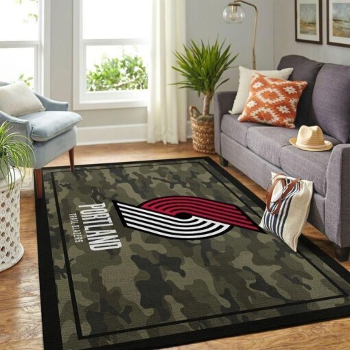 Portland Trail Blazers Living Room Area Rug