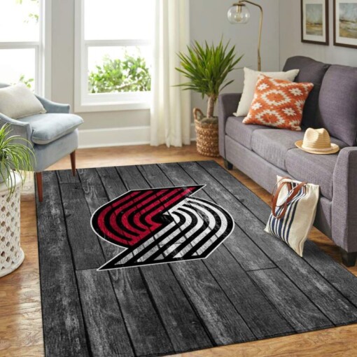 Portland Trailblazers Living Room Area Rug