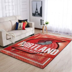 Portland Trailblazers Living Room Area Rug