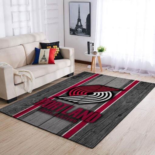 Portland Trailblazers Living Room Area Rug