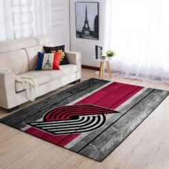 Portland Trailblazers Living Room Area Rug