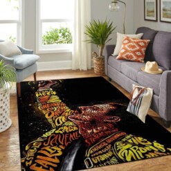 Queen Band Legend Living Room Area Rug