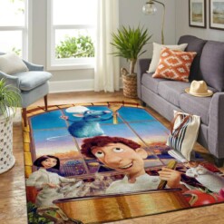 Ratatouille Living Room Area Rug