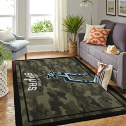 San Antonio Spurs Living Room Area Rug