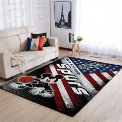 San Antonio Spurs Living Room Area Rug