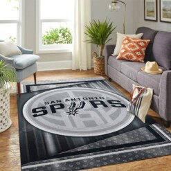 San Antonio Spurs Living Room Area Rug