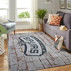 San Antonio Spurs Living Room Area Rug