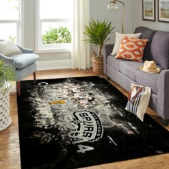 San Antonio Spurs Living Room Area Rug