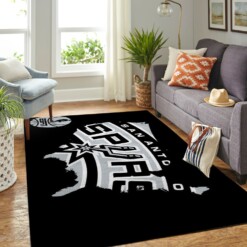 San Antonio Spurs Living Room Area Rug