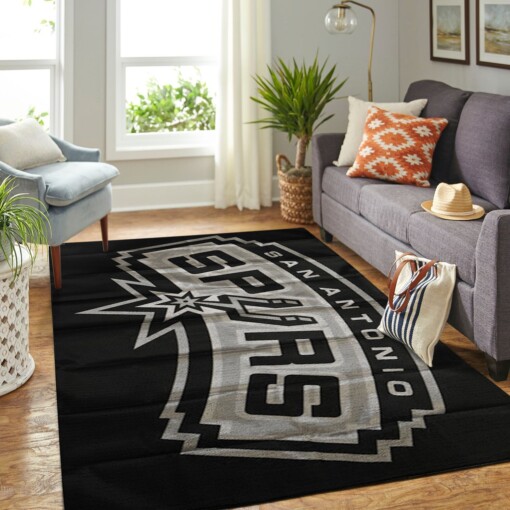 San Antonio Spurs Living Room Area Rug