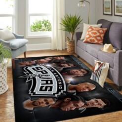 San Antonio Spurs Living Room Area Rug