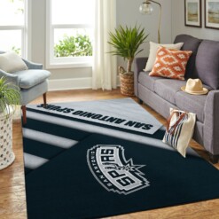 San Antonio Spurs Living Room Area Rug